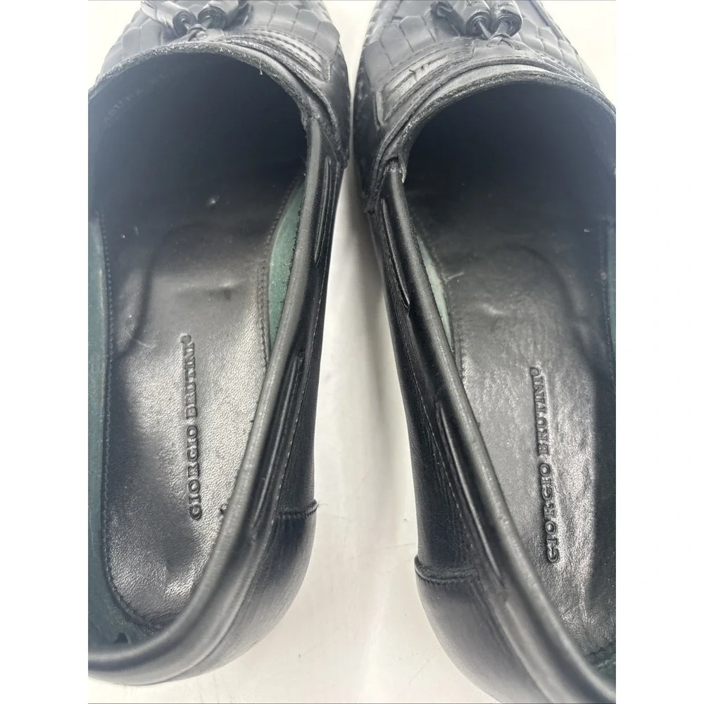 Immaculate pair of Giorgio Brutini loafers size 10.5 Mens Bkack